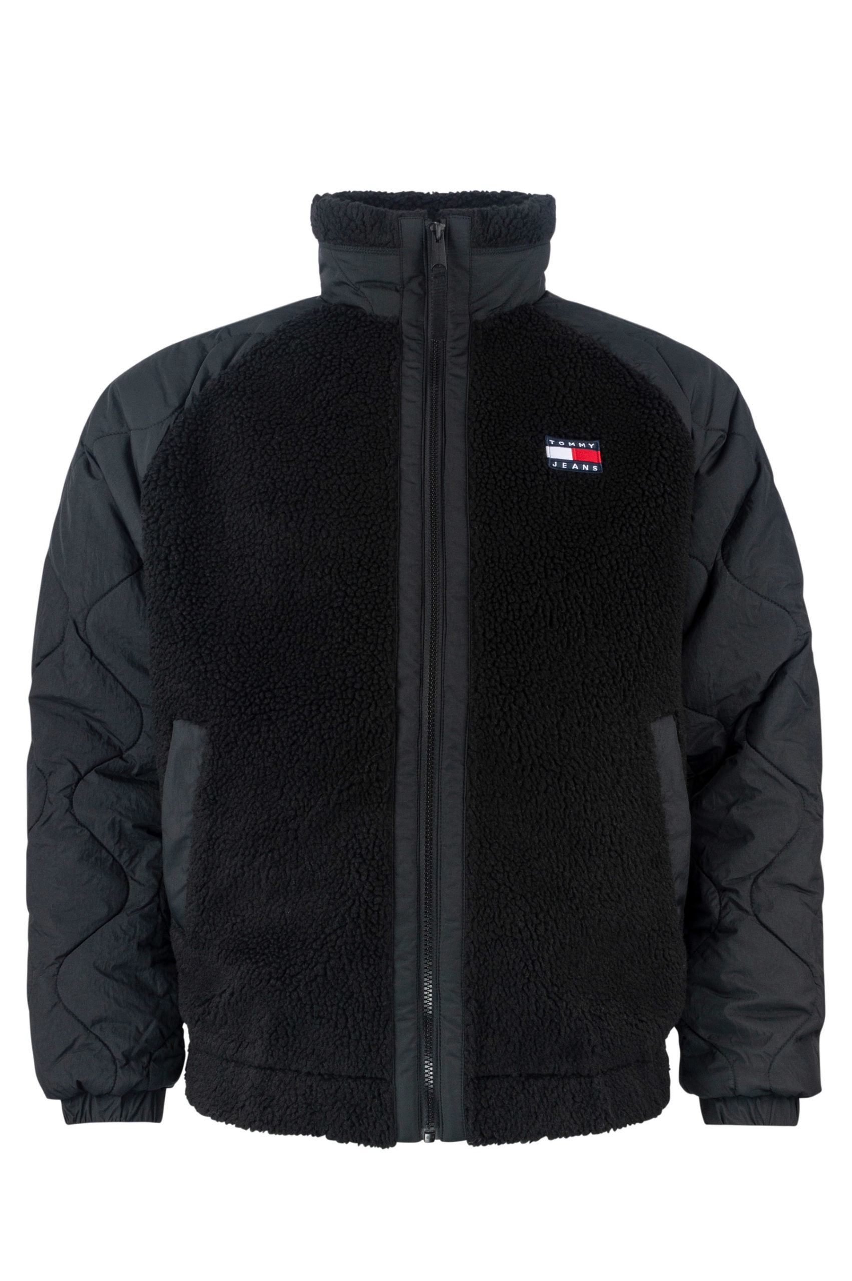 TOMMY MIXED MEDIA SHERPA JACKET M17236BDS Baccus