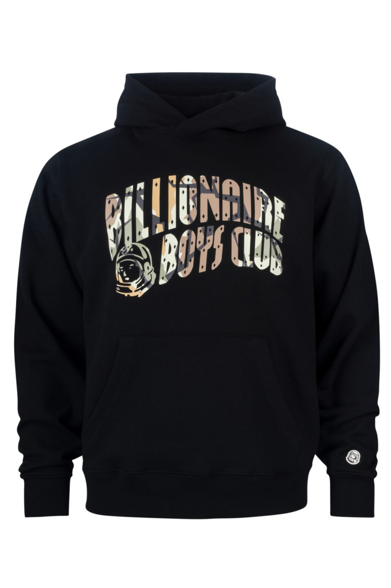 BILLIONAIRE BOYS CLUB - CAMO ARCH LOGO POPOVER HOODIE B24126