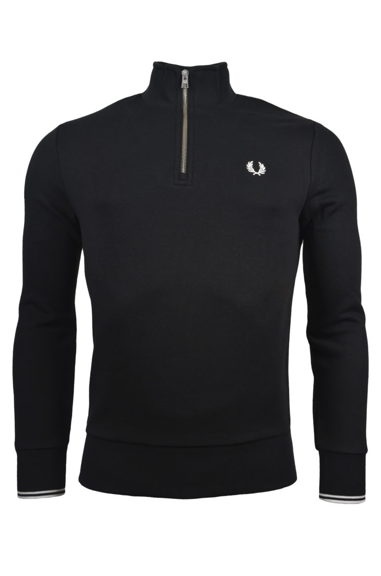 FRED PERRY - M3574 HALF ZIP SWEAT - Image 3