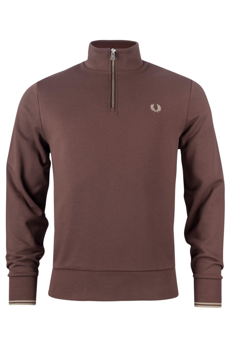 FRED PERRY - M3574 HALF ZIP SWEAT