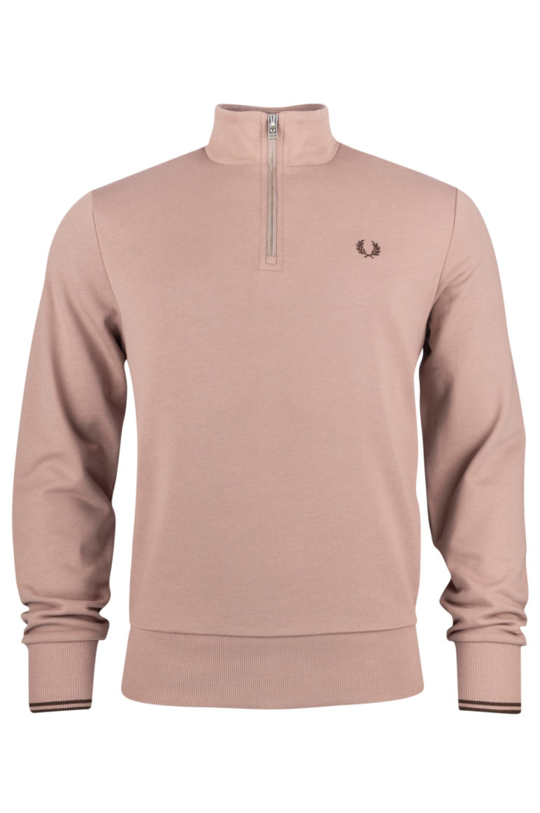 FRED PERRY - M3574 HALF ZIP SWEAT - Image 5