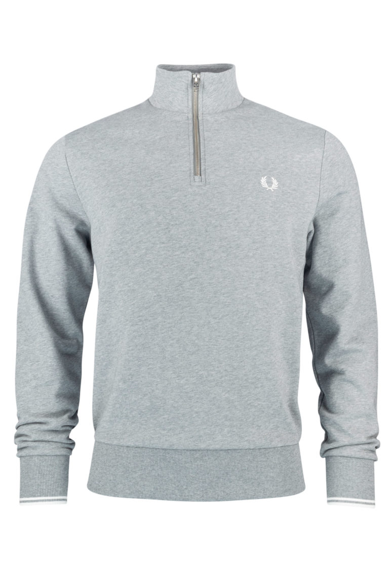 FRED PERRY - M3574 HALF ZIP SWEAT - Image 6