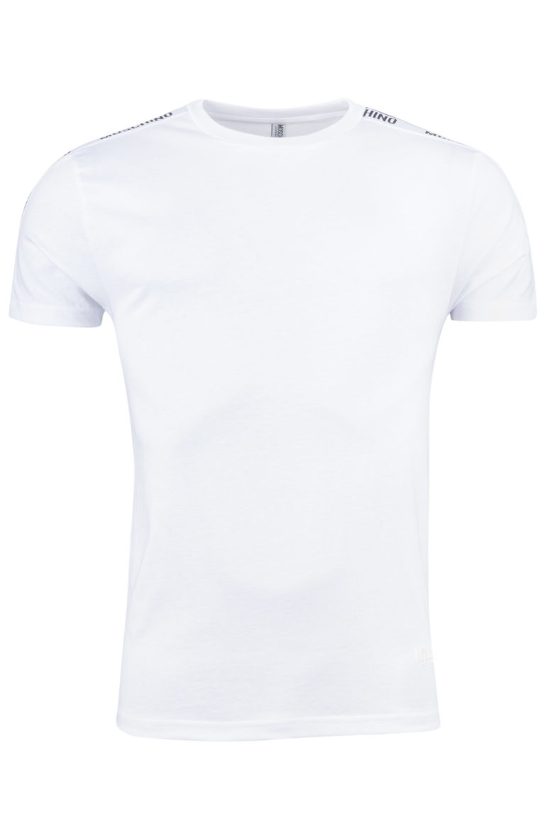 MOSCHINO - LOGO TAPE T SHIRT A0704 - Image 7