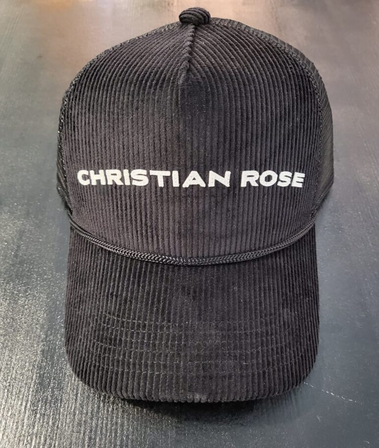 Christian Rose - Corduroy Plate Trucker CR035 SnapBack