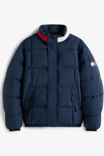 Tommy Hilfiger - DNA Collar Puffer Jacket - Navy