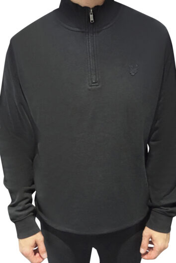 Lyle & Scott - Superfine Quarterzip ML2258 Sweatshirt - Navy
