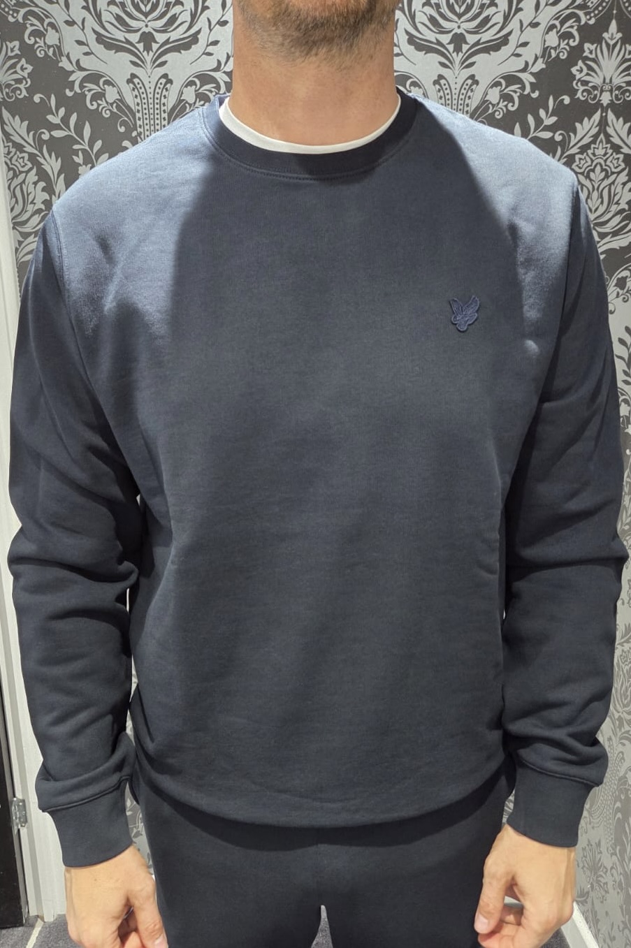 Lyle & Scott - Superfine Crewneck ML2255 Sweatshirt - Grey - Image 2
