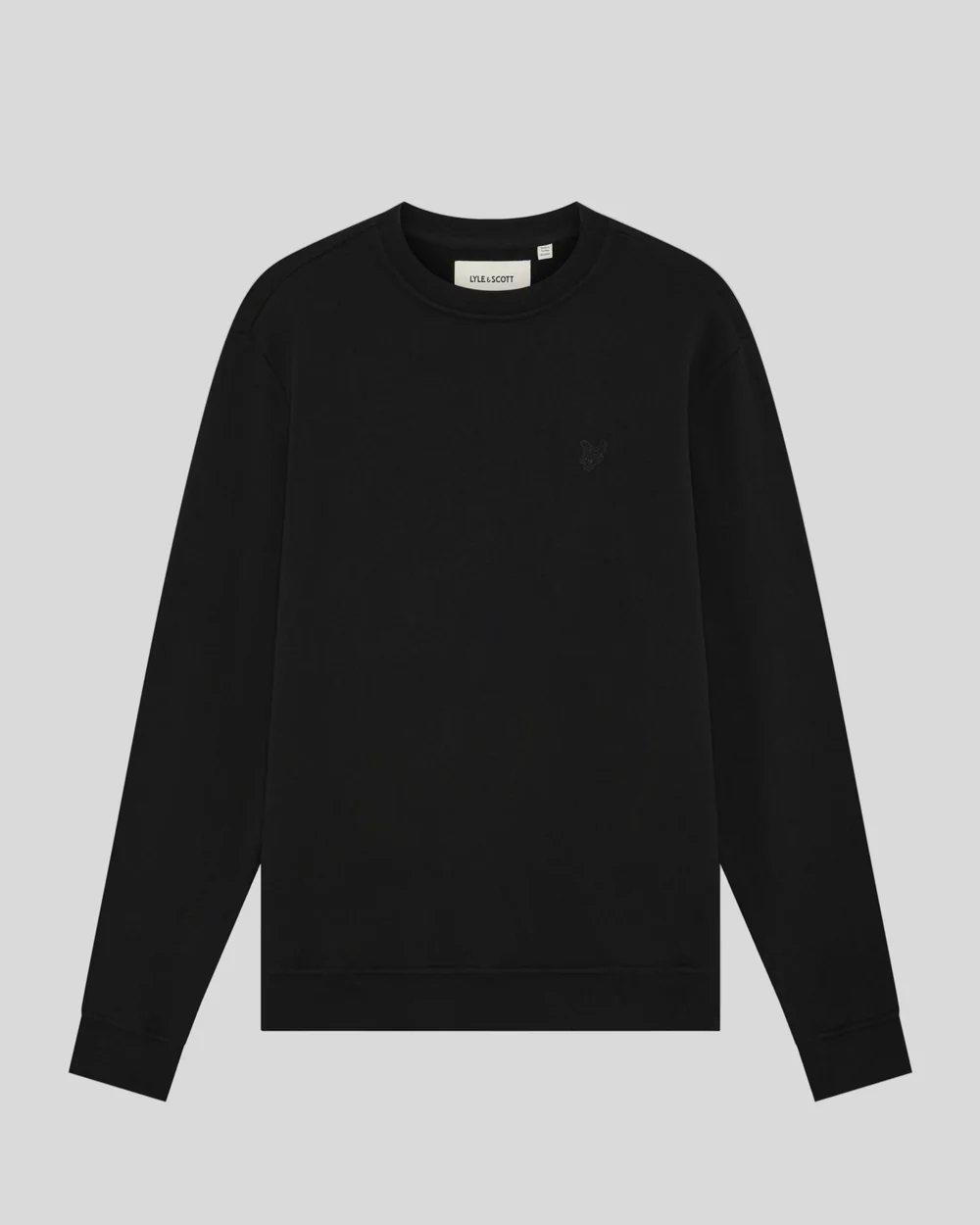 Lyle & Scott - Superfine Crewneck ML2255 Sweatshirt - Jet Black