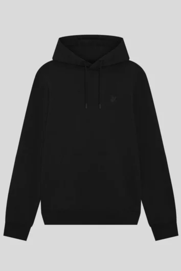 Lyle & Scott - Superfine Loopback ML2256 Hoodie - Jet Black