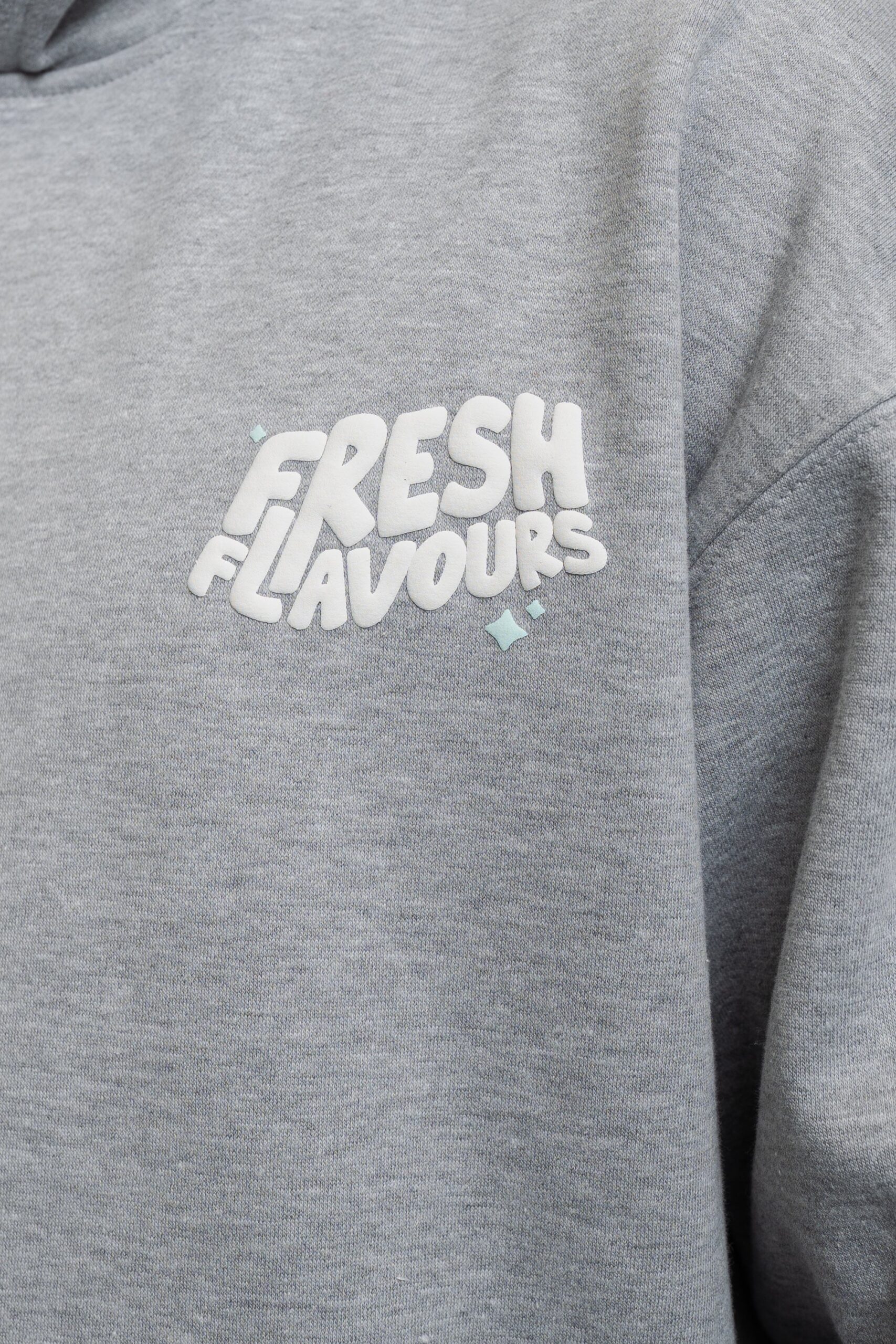 Fresh Couture - Fresh Flavours Hoody 030 - Marl Grey - Image 3