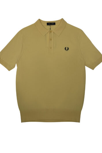 Fred Perry - Cotton Knit Shirt K9725 - Gold