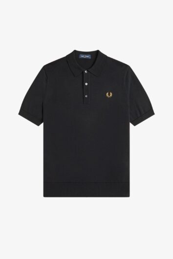 Fred Perry - Cotton Knit Shirt K9725 - Black