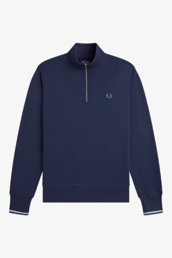Fred Perry - Halfzip Sweatshirt M3574 - Tennis Blue
