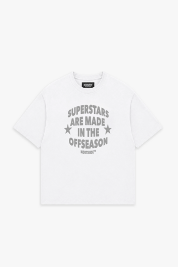 Kortsiide - Superstar Classic T-Shirt - White/Grey