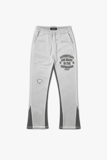 Kortsiide - Superstar Stitched Flared Jogger - Dusk Grey