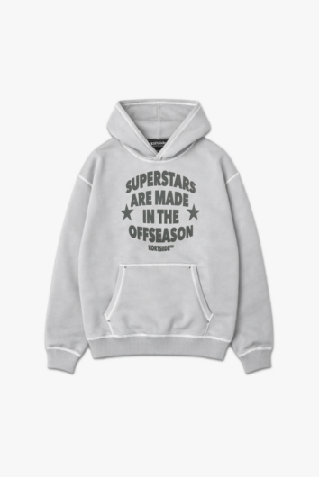 Kortsiide - Superstar Stitched Hoodie - Dusk Grey