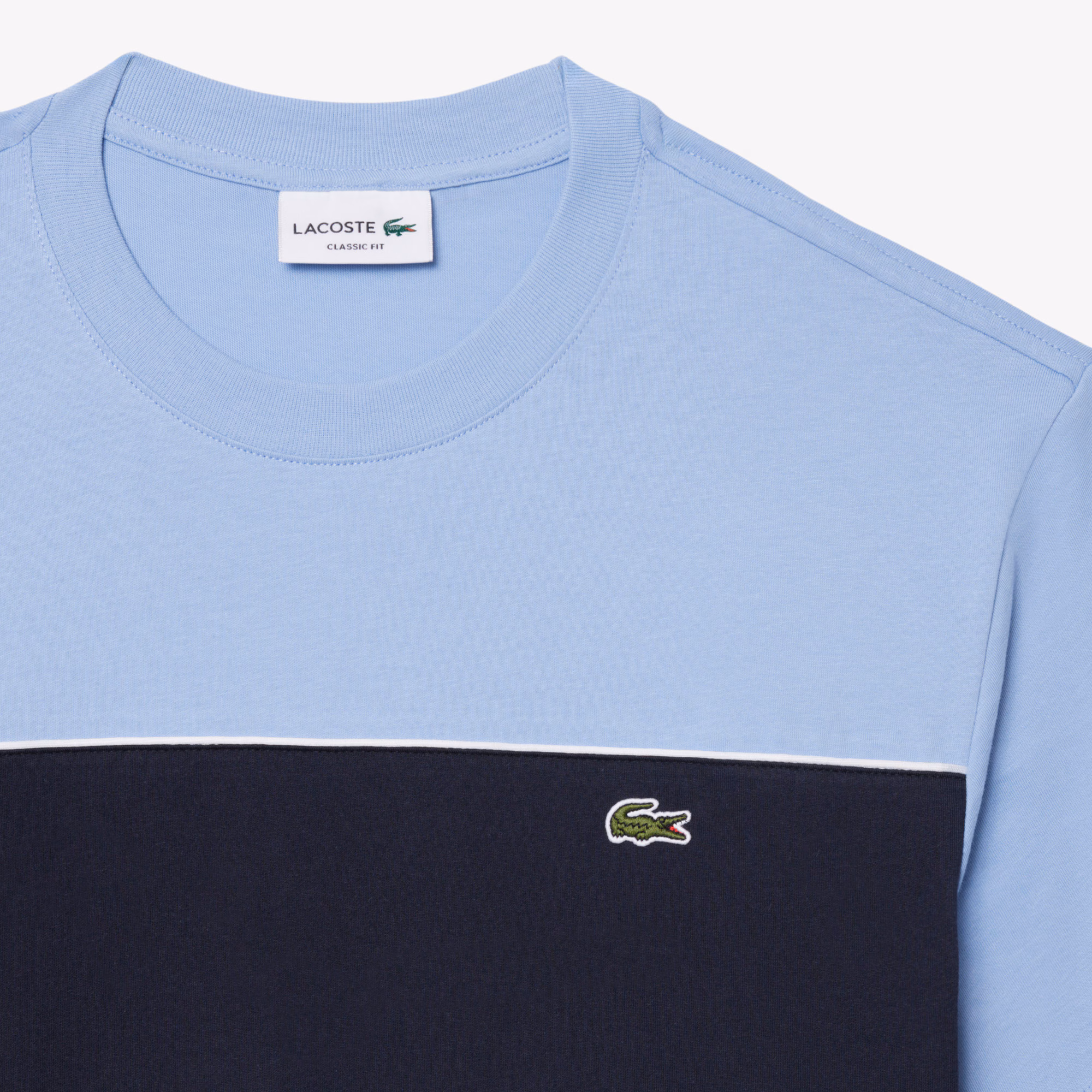 Lacoste - Colour Block T-Shirt TH0896 - Blue - Image 3