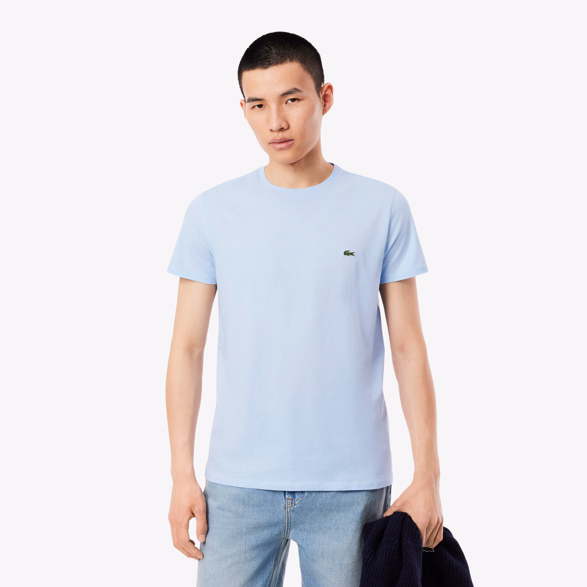 Lacoste - Crewneck T-Shirt TH6709 - Sky - Image 2