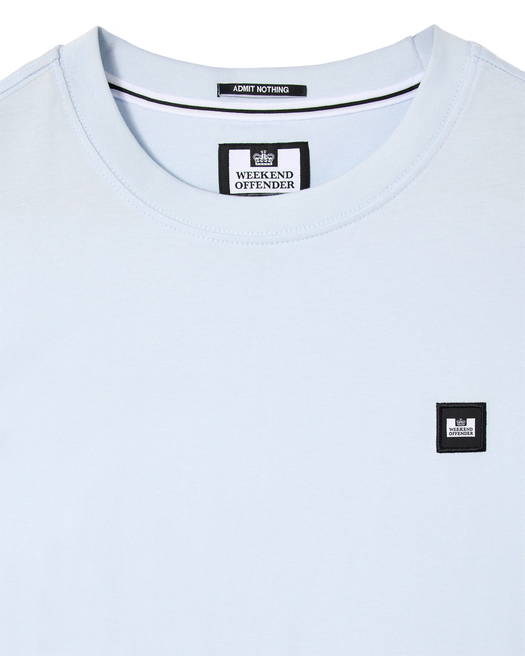 Weekend Offender - Brooklands Badge T-Shirt - Sky - Image 3