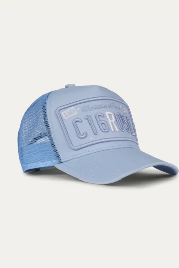 Christian Rose - Two Tone Trucker Cap - Sky Blue