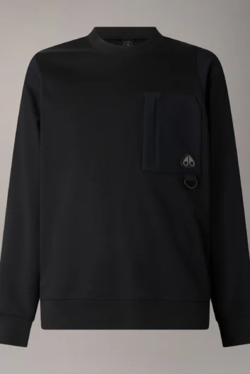 Moose Knuckles - Dalon Crewneck Sweatshirt - Black