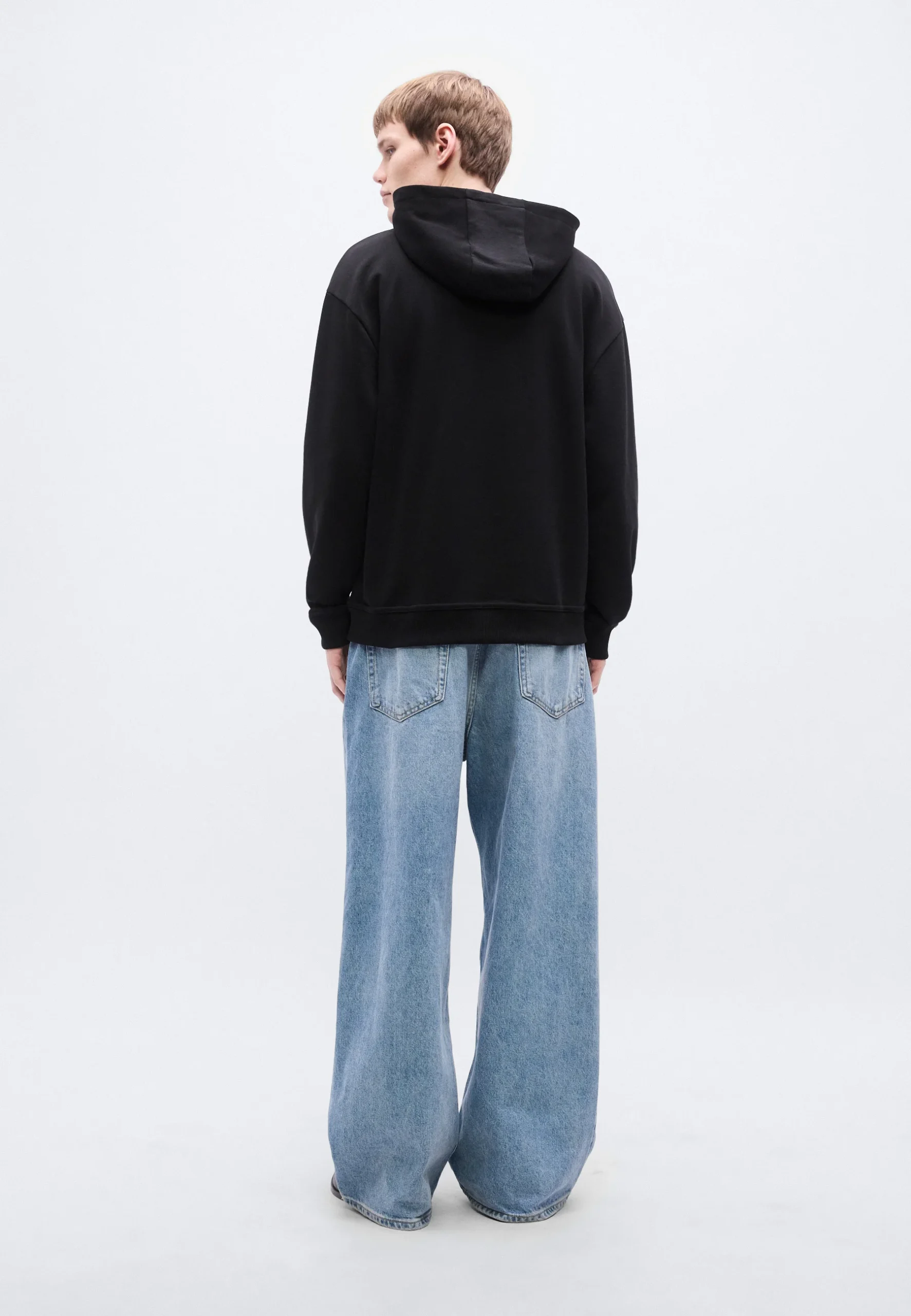 HUGO - Dalento Hoodie - Black - Image 3
