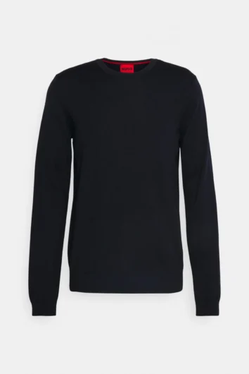 HUGO - San Cedric Wool Jumper - Navy