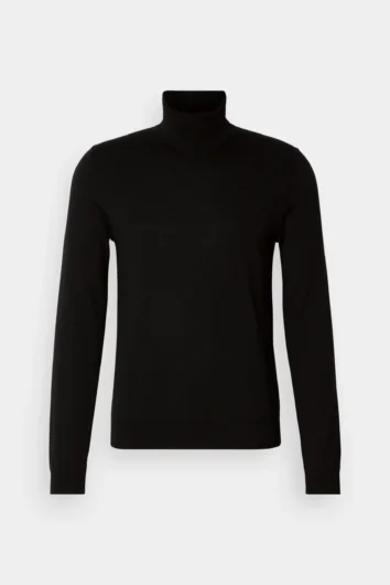 HUGO - San Thomas Roll Neck Jumper - Black