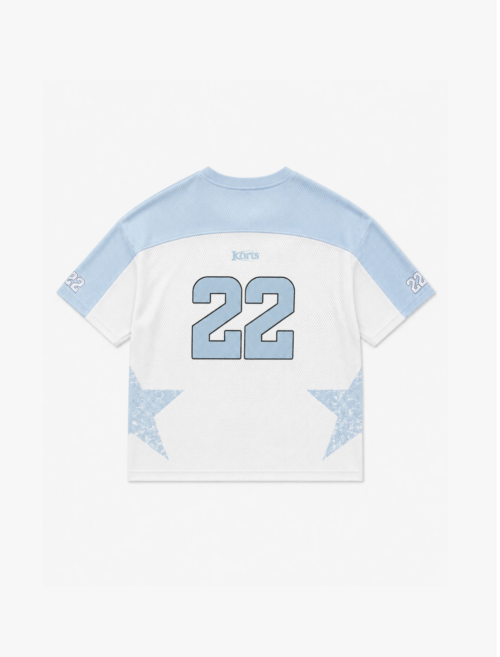 Kortsiide - Harlem Jersey - White/Blue - Image 2