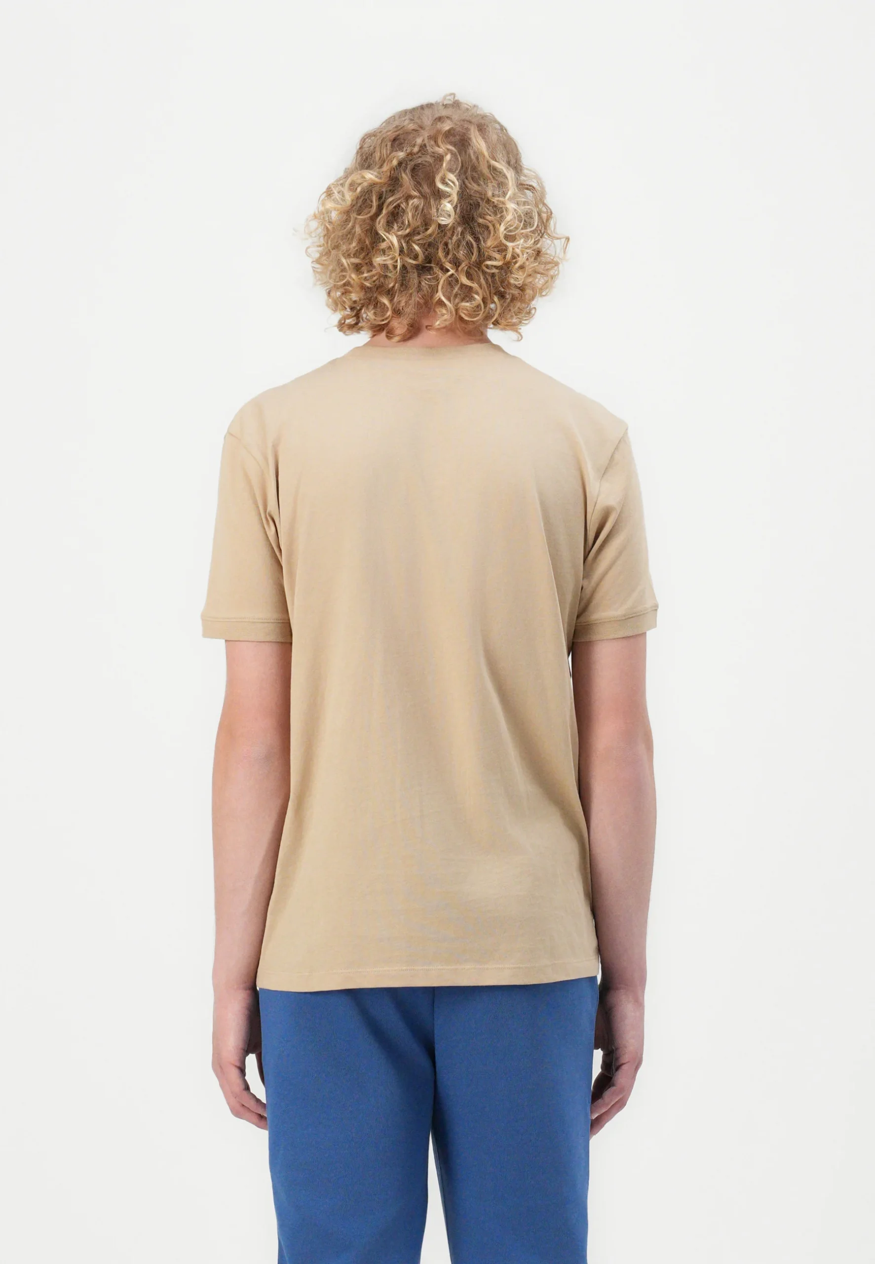 HUGO - Diragolino Cotton T-Shirt - Medium Beige - Image 3