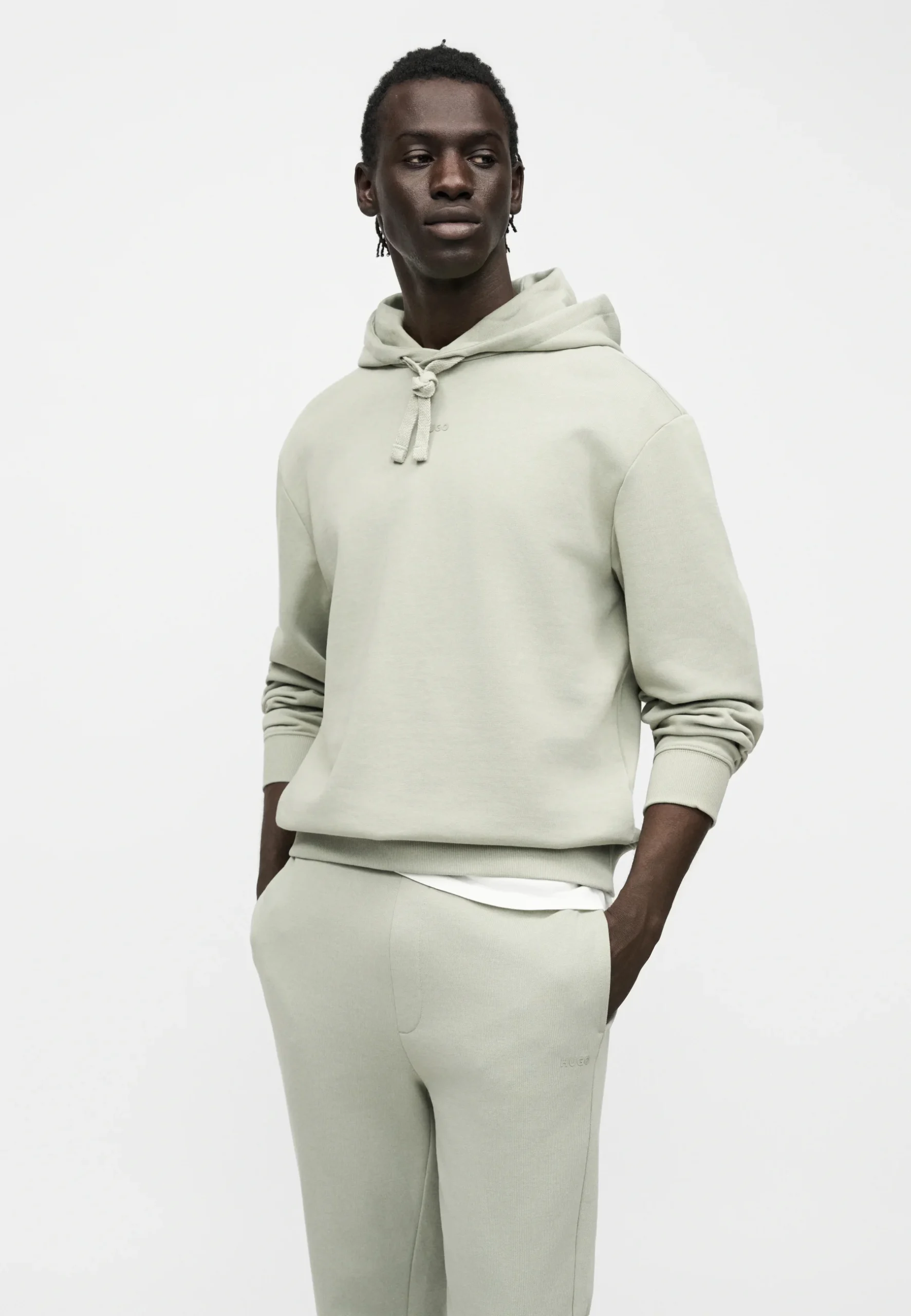 HUGO - Dapodayote Tracksuit Joggers - Light Pastel Green - Image 4