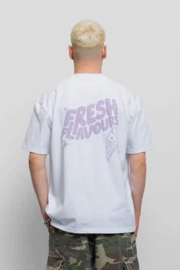 Fresh Couture - Fresh Flavour T-Shirt - White/Lilac
