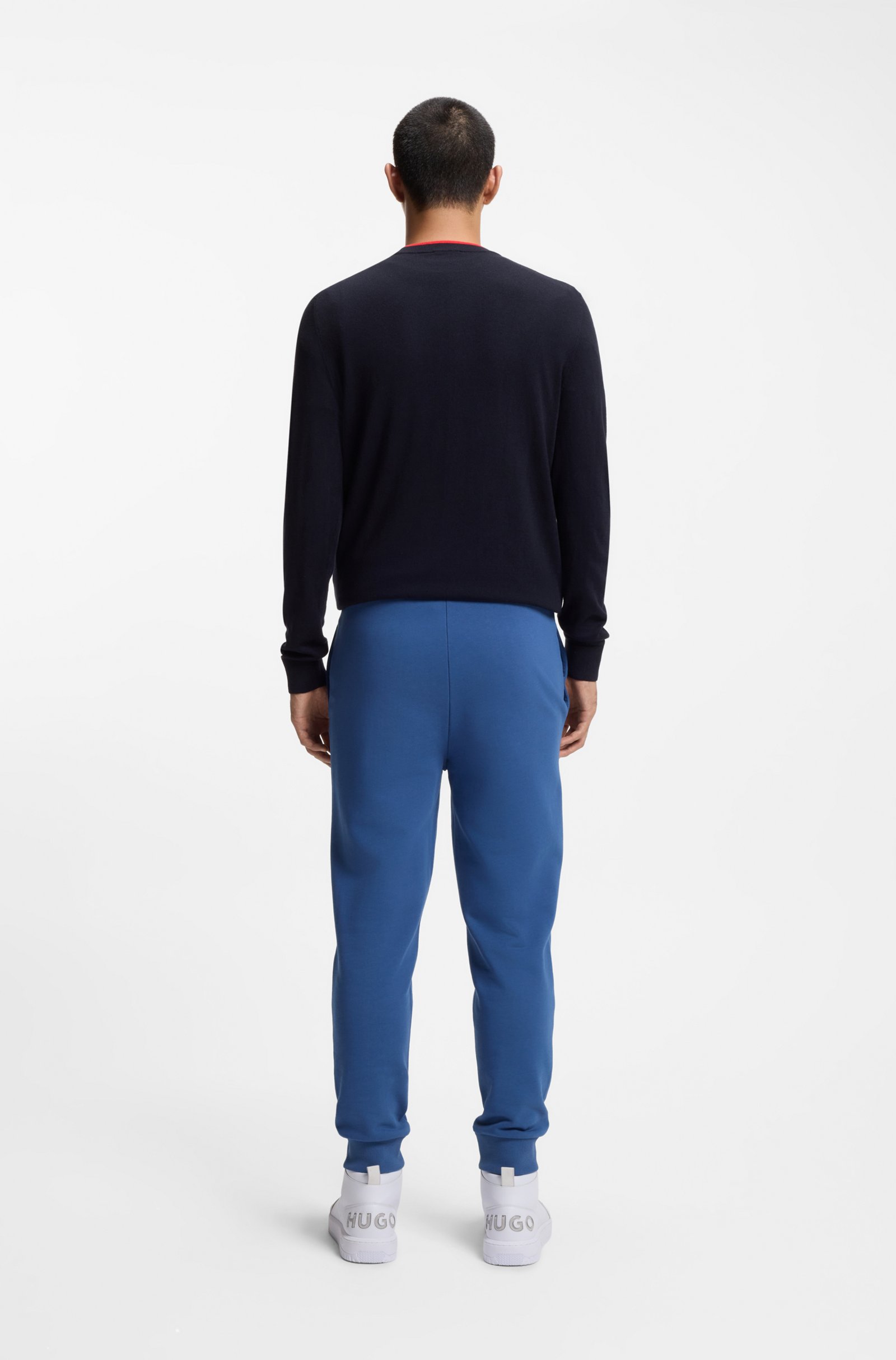 HUGO - Dayote232 Joggers - Blue - Image 4