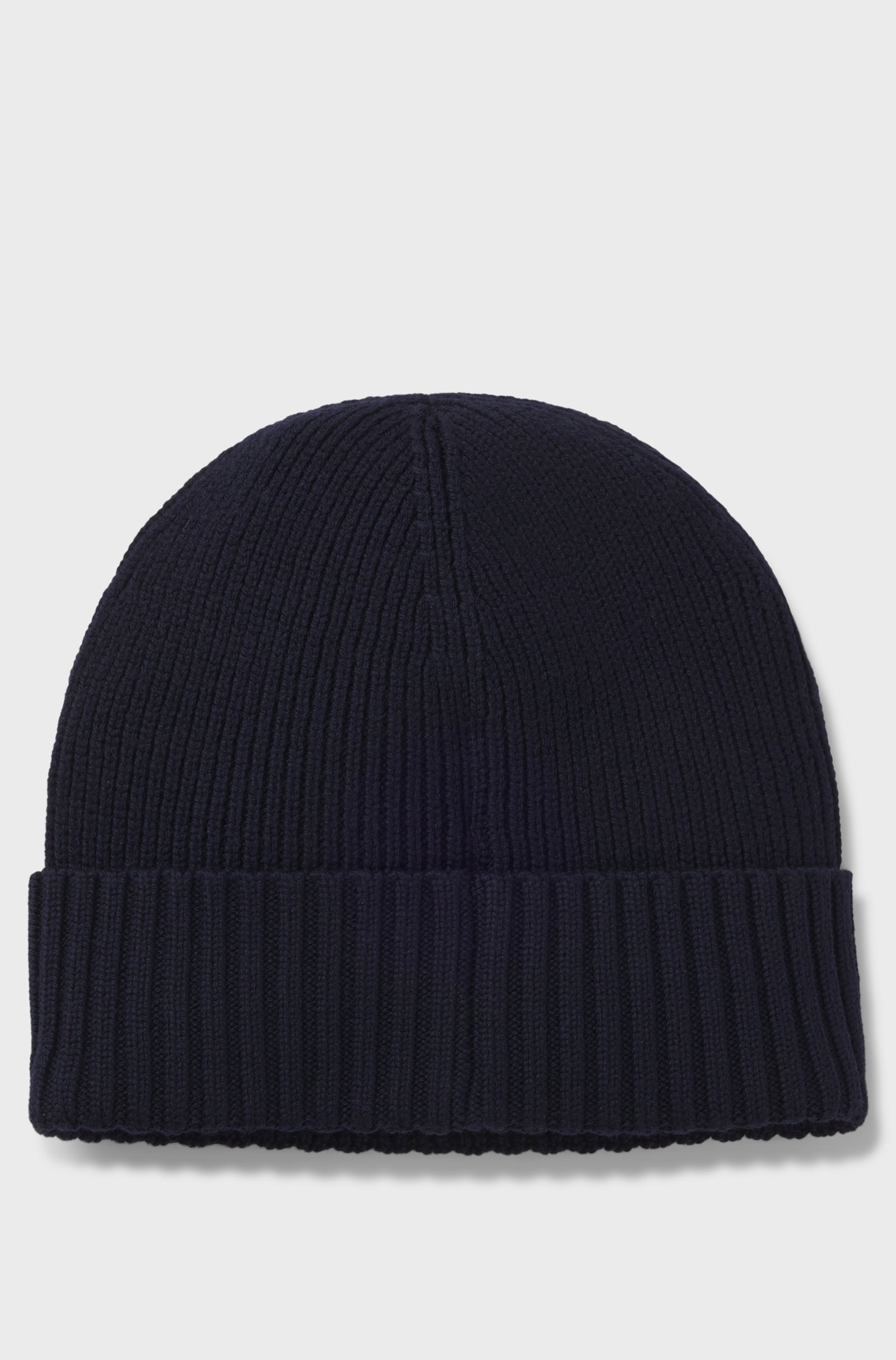BOSS - Fati Wool Beanie - Navy - Image 2