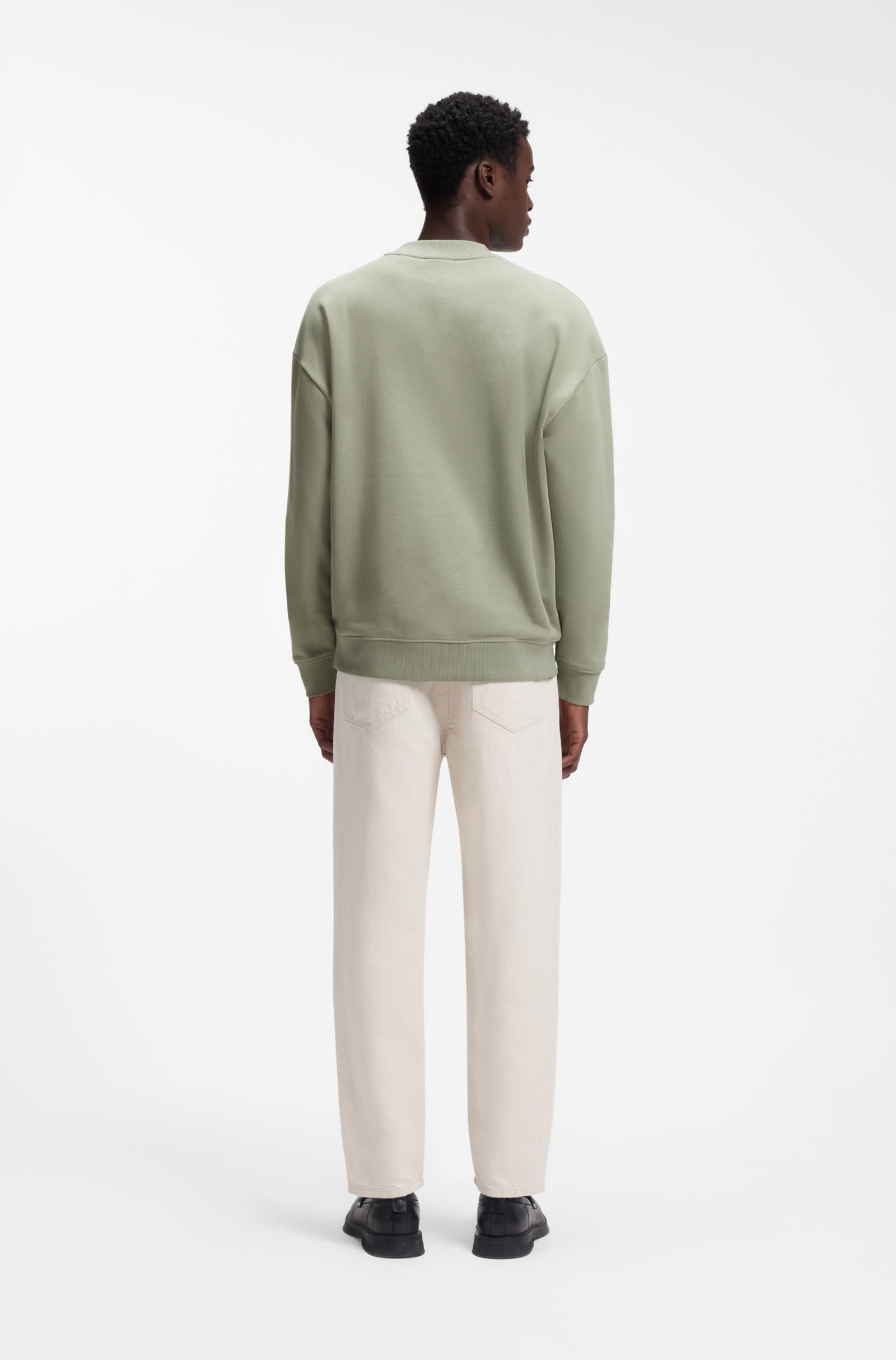 HUGO - Dapocrew Crewneck Sweatshirt - Light Green - Image 4