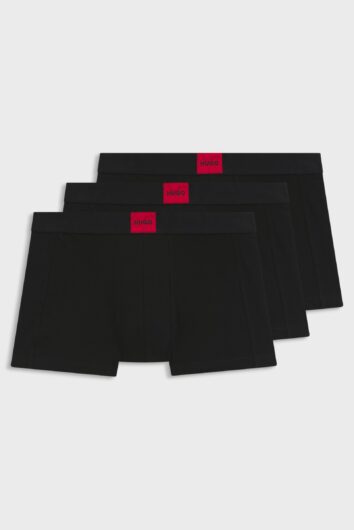 HUGO - Tripple-Pack Galaxy Cotton Trunks - Black