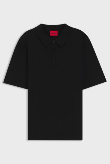 HUGO - San Peter Knit Polo Shirt - Black
