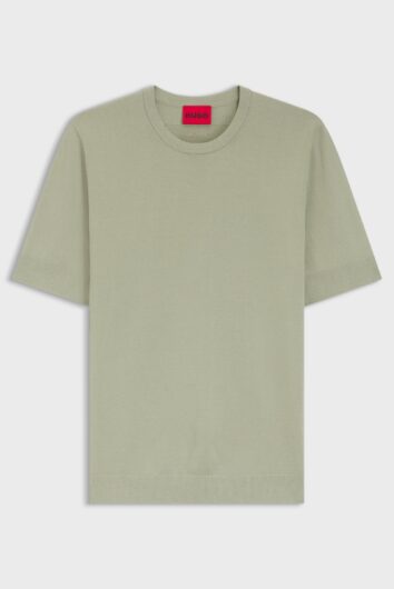 HUGO - San Carl Short Sleeved Sweater - Light Pastel Green