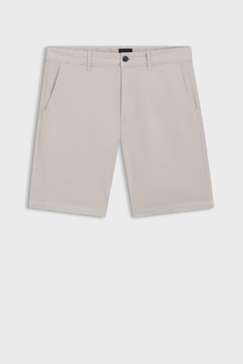 BOSS - Chino Slim Fit Shorts - Open Grey