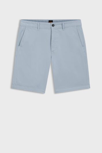 BOSS - Chino Slim Fit Shorts - Light Pastel Blue