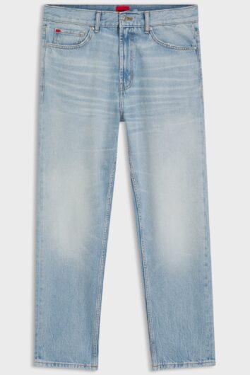 HUGO - 838 Relaxed Tapered Fit Jeans - Bright Blue Denim