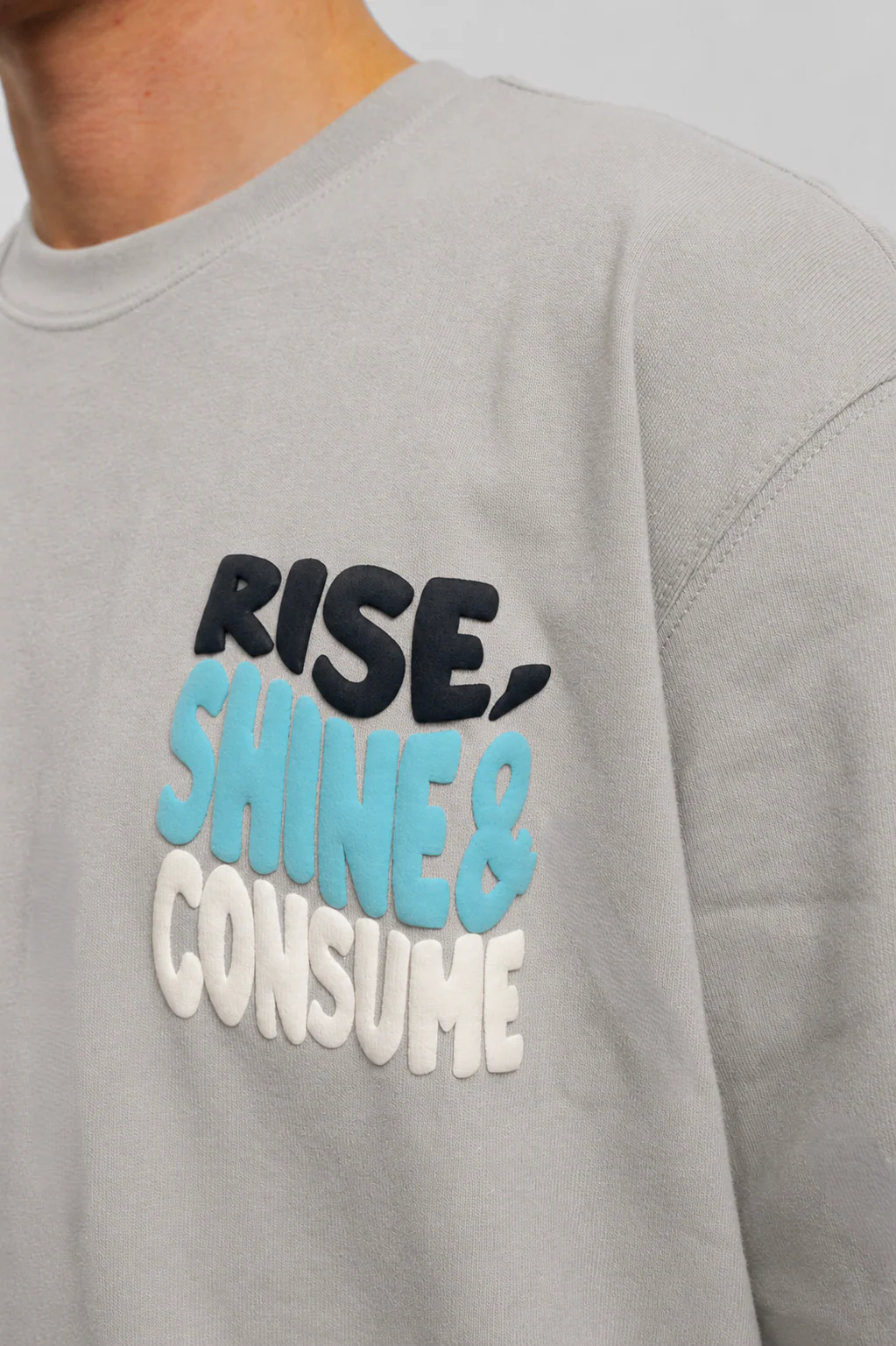 Fresh Couture - Rise T-Shirt - Light Grey - Image 5
