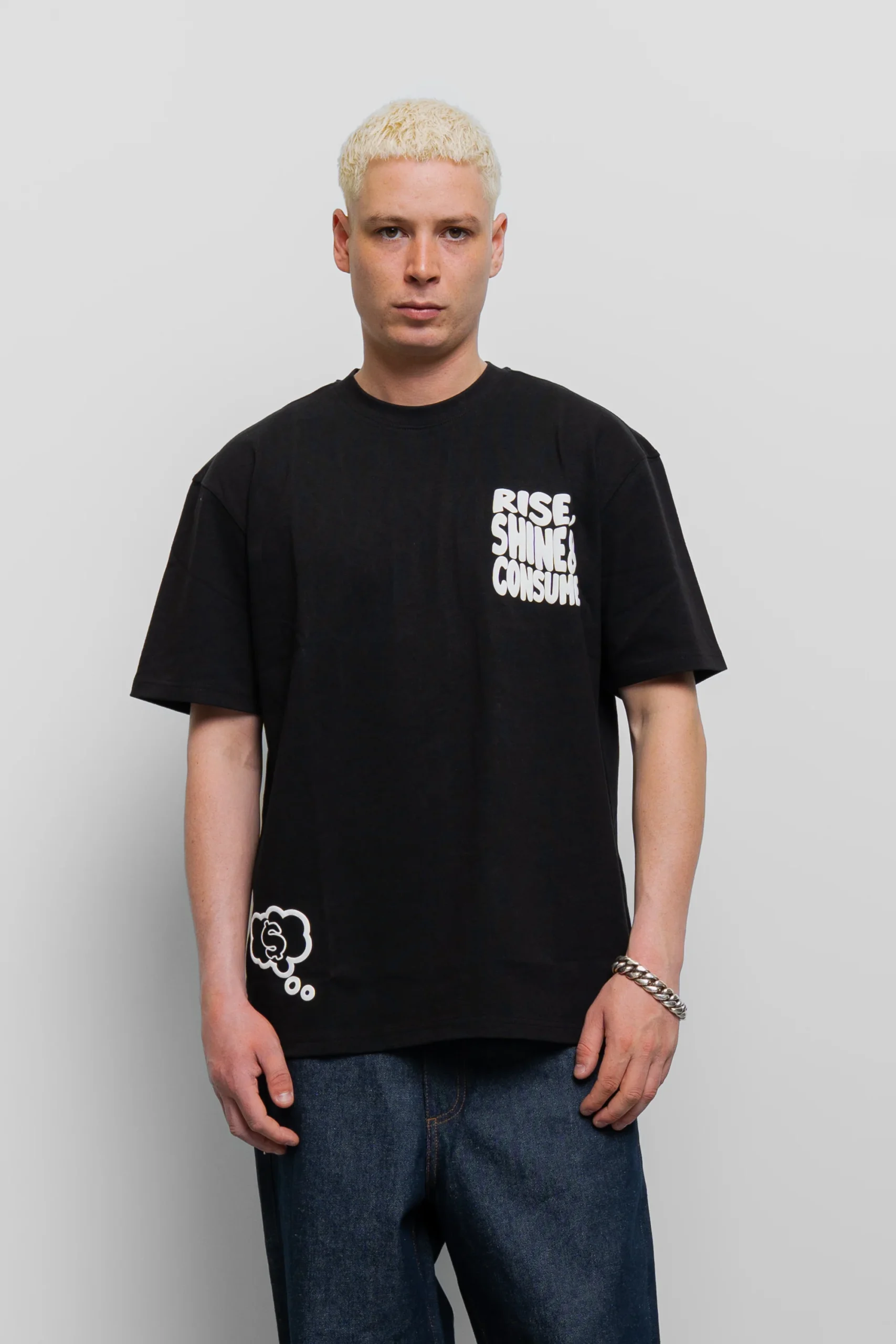 Fresh Couture - Rise T-Shirt - Black - Image 3