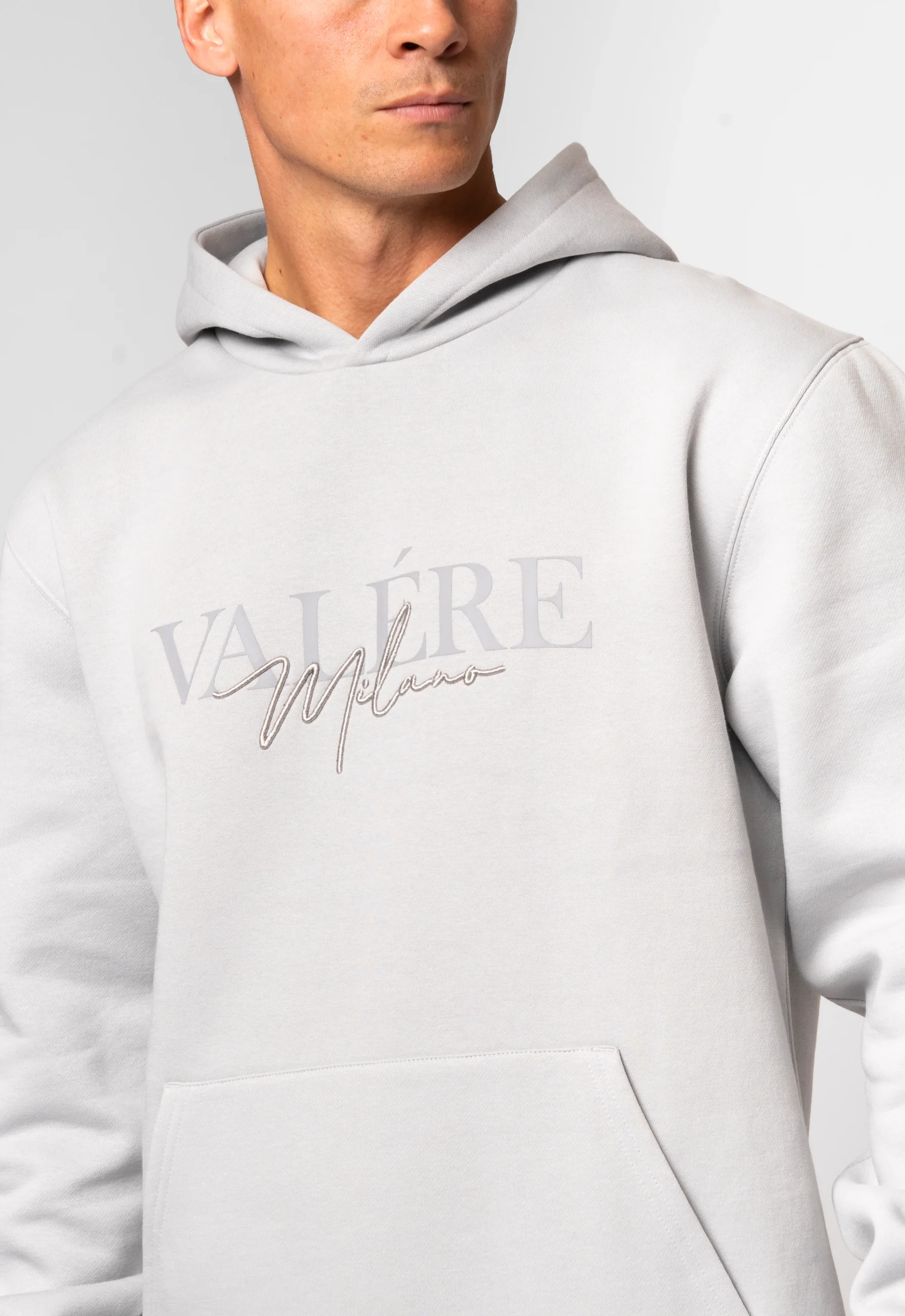 Valére Milano - Lucido Hoodie - Grey - Image 3