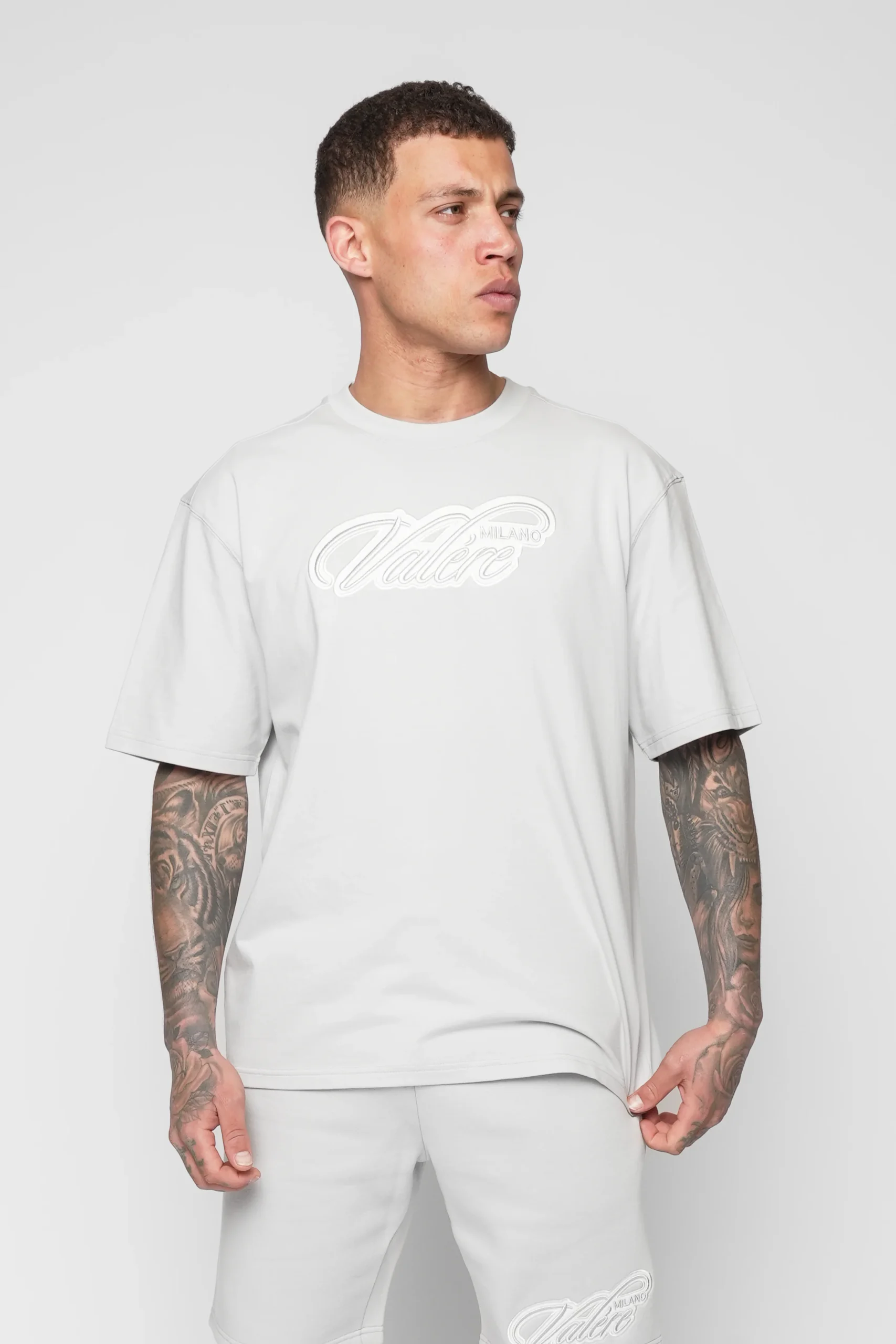 Valére Milano - Baratz T-Shirt - Grey - Image 3