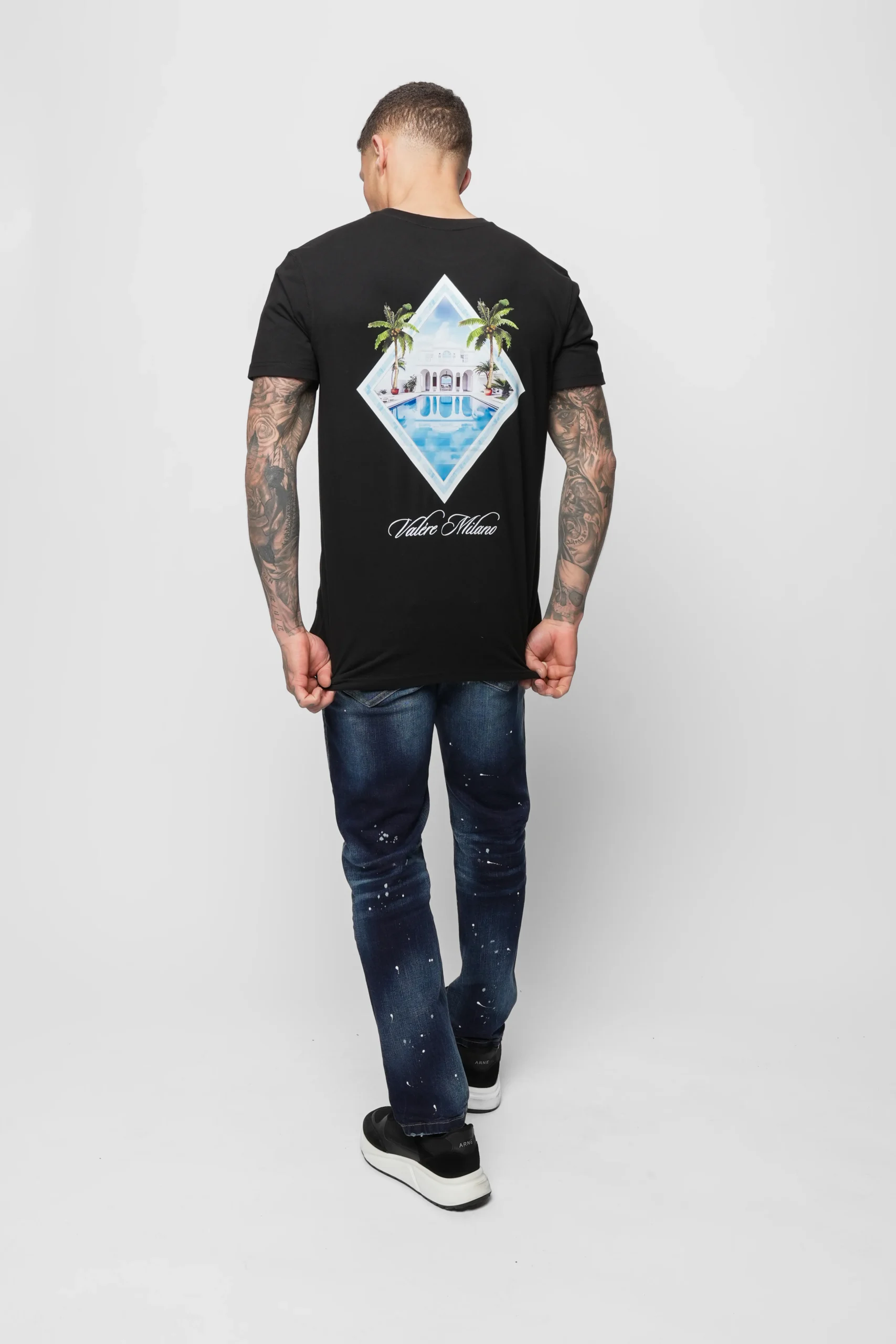 Valére Milano - Iseo T-Shirt - Black - Image 5