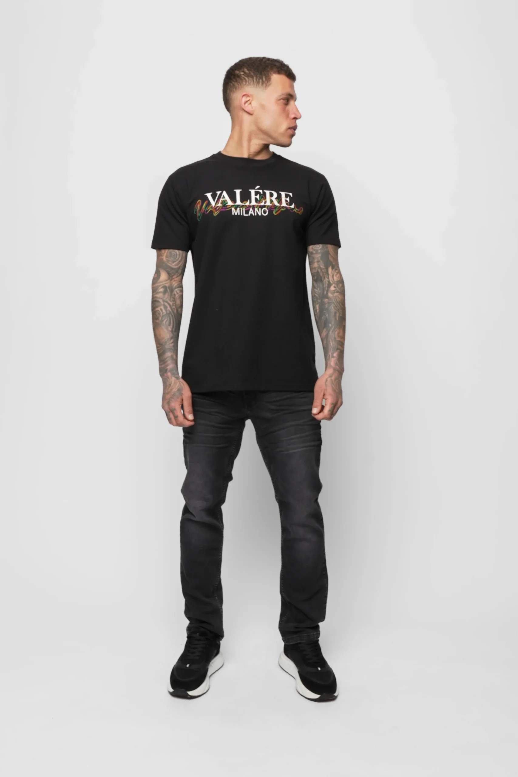 Valére Milano - Baleno T-Shirt - Black - Image 3