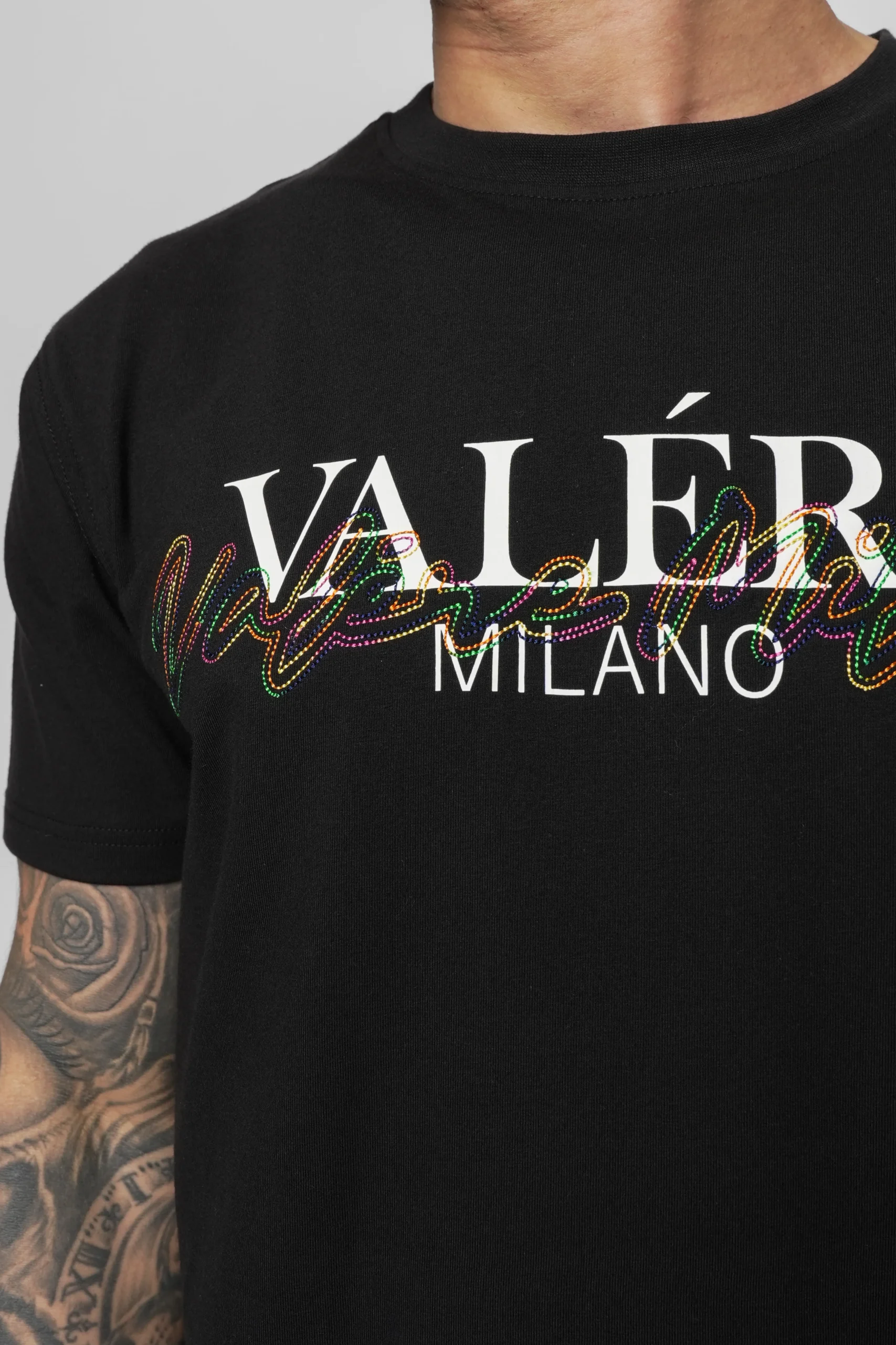 Valére Milano - Baleno T-Shirt - Black - Image 4