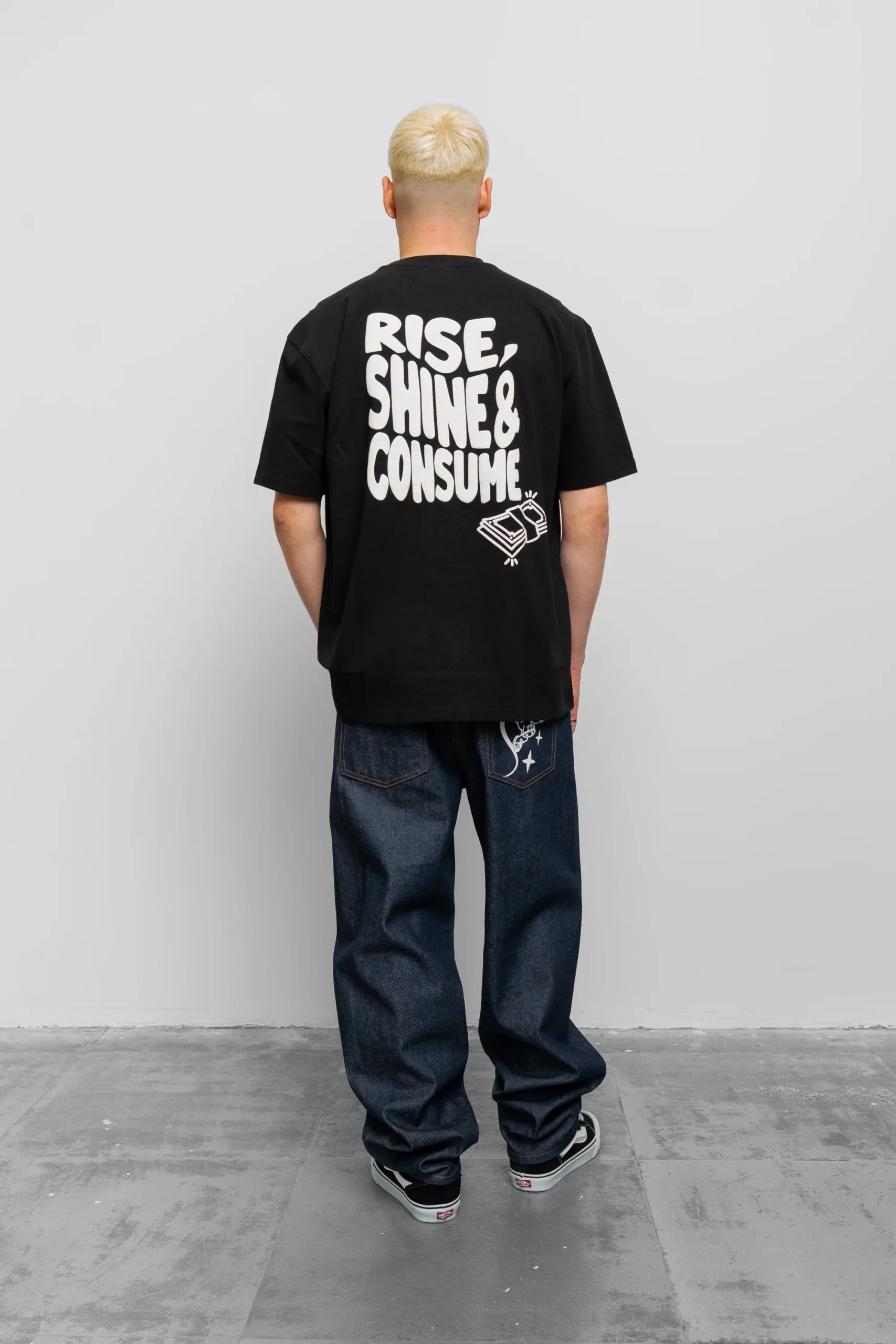 Fresh Couture - Rise T-Shirt - Black - Image 5