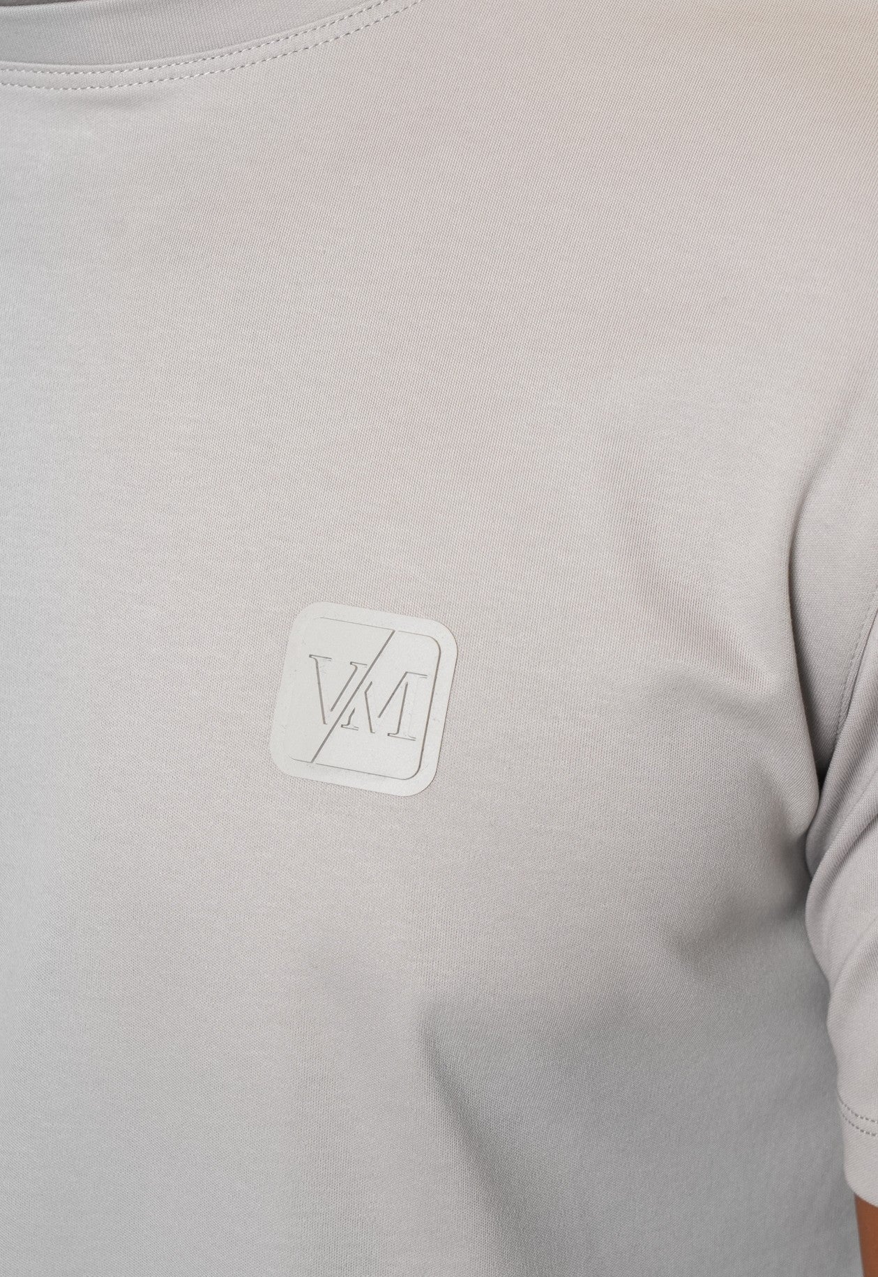 Valére Milano - Luxe Mercerised T-Shirt - Grey - Image 4